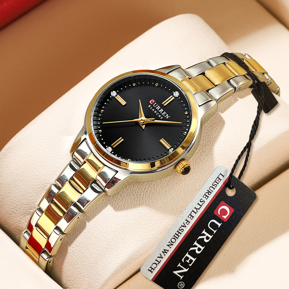 Luxury Ceramic Watch - CURREN оригинальные кварцевые часы для женщин,