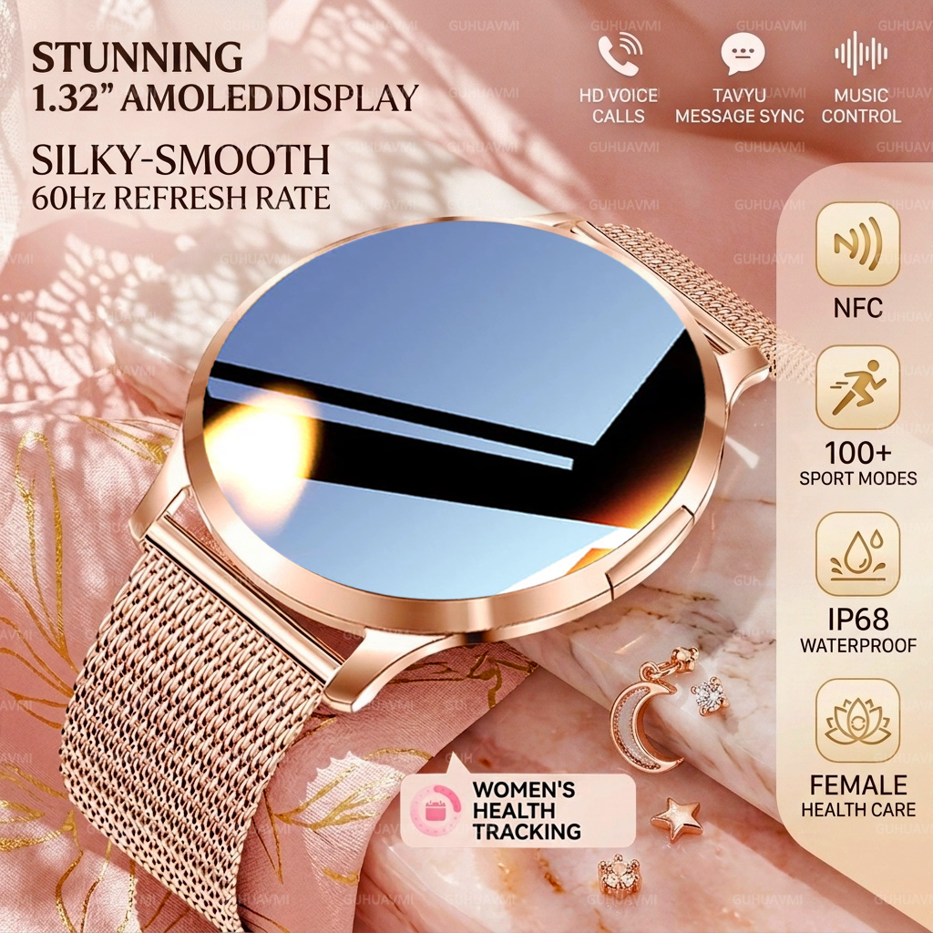 Smartwatch Stylish Watches For Women - Новые стильные женские смарт-часы 2026 года