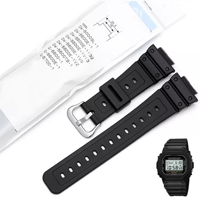 Casio Watches Smartwatch - Силиконовый маленький квадратный ремешок из смолы
