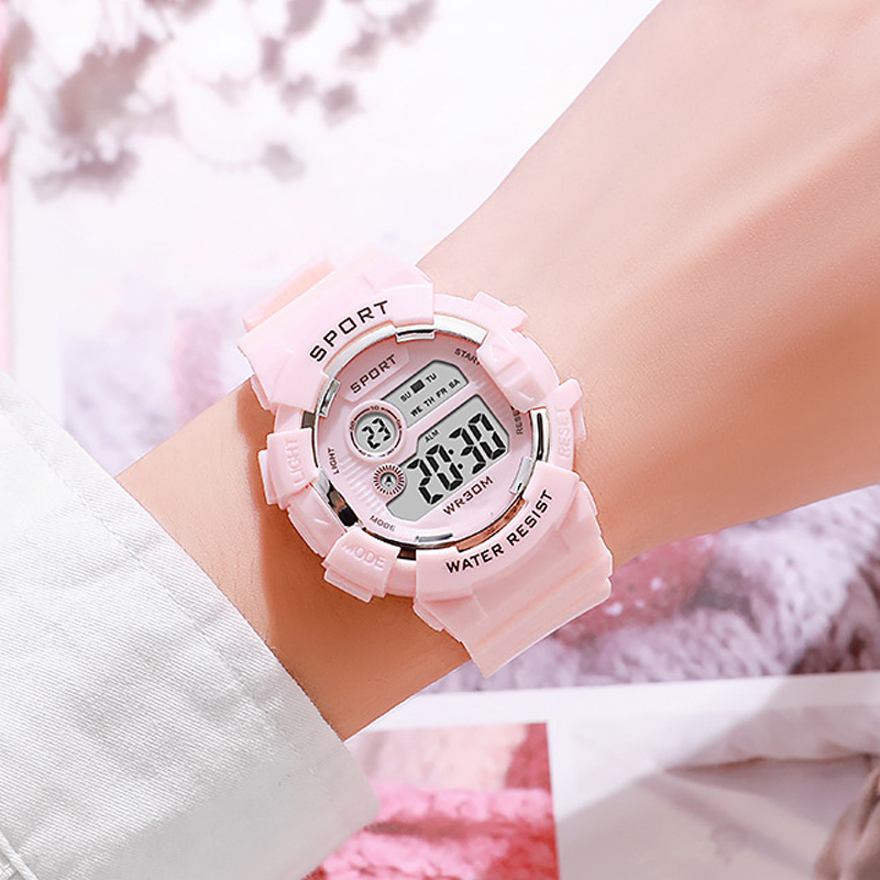 Smartwatch Watches Boys - Модные детские часы, светящиеся водонепроницаемые спортивные