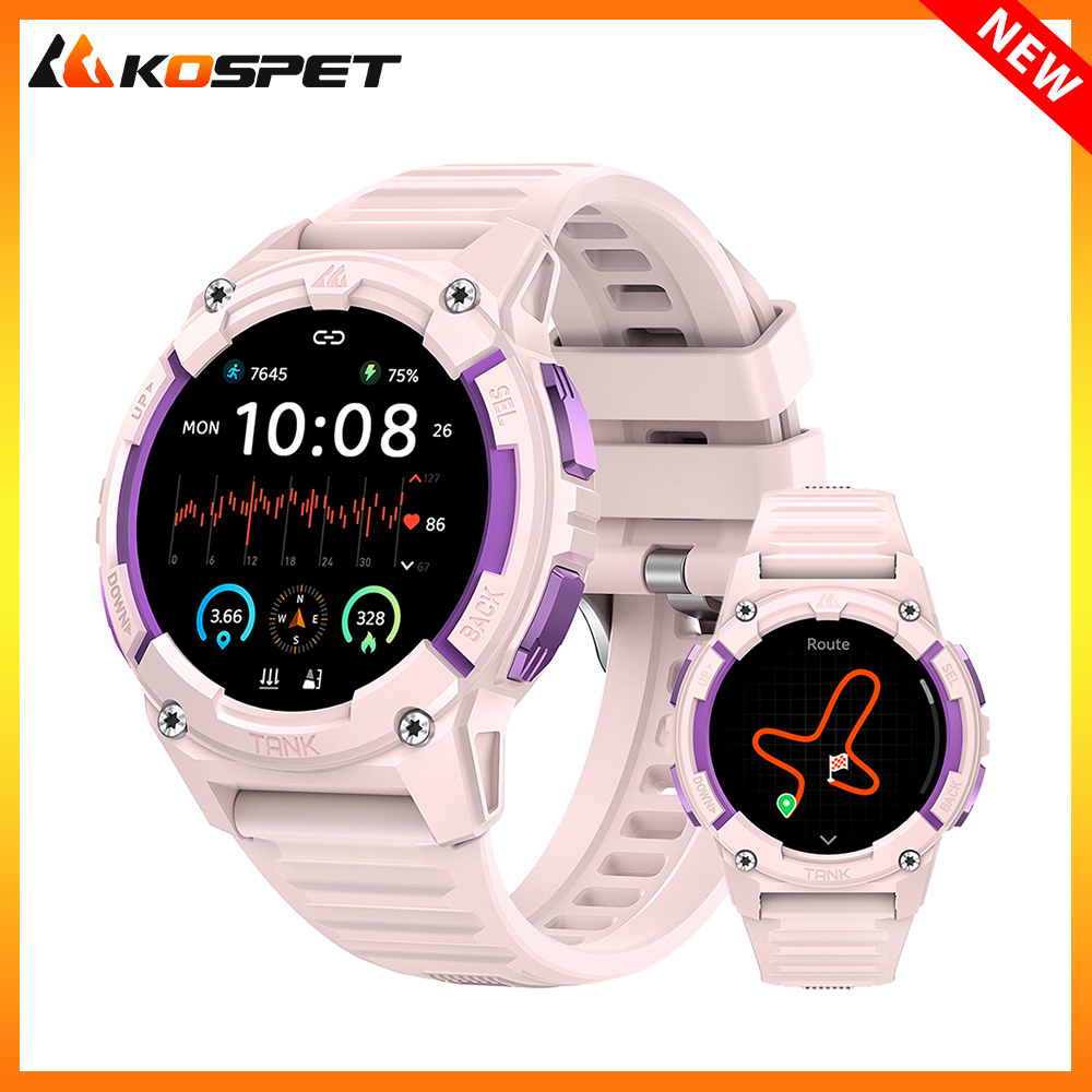 Altimeter Compass Watch - KOSPET TANK S2 GPS Смарт-часы для