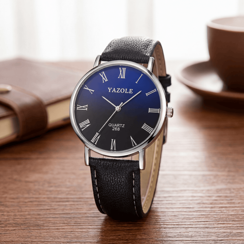 Smartwatch Watches Gift For Men - Минималистичные кварцевые часы YAZOLE для мужчин,