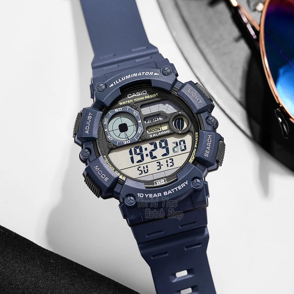 Casio Watches Smartwatch - Мужские цифровые часы CASIO серии WS-1500H,