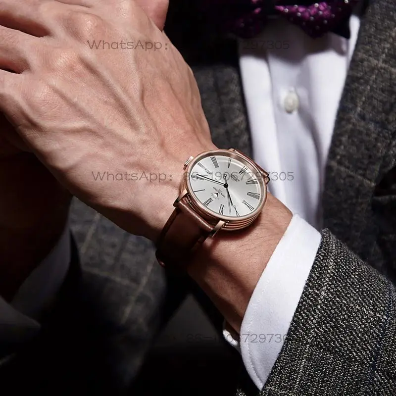 Skeleton Mechanical Watch - Мужские полностью автоматические механические часы Shanghai
