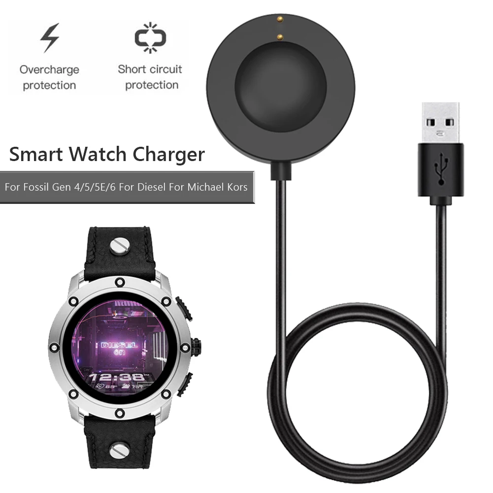 Магнитная зарядная док-станция – обзор и цена Fossil Watches Smartwatch Gen 4