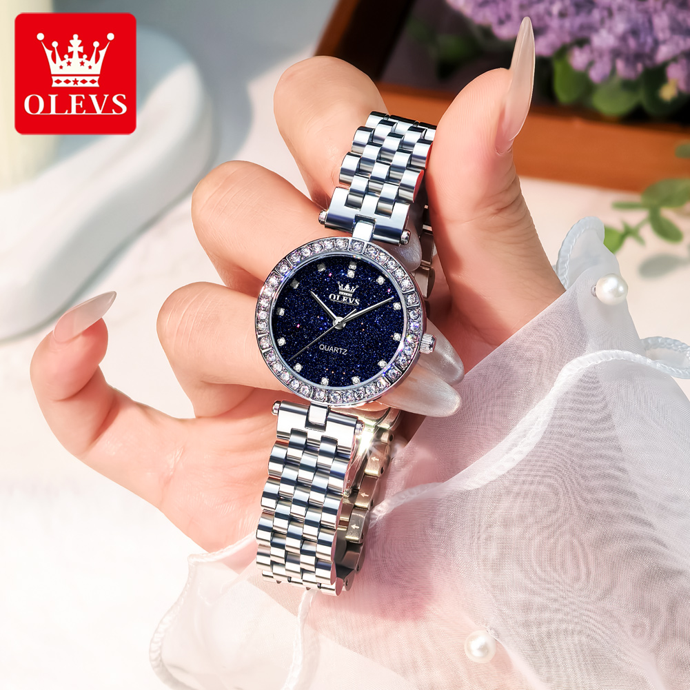 OLEVS 3641 женские часы элеган – обзор и цена Luxury Ceramic Watch