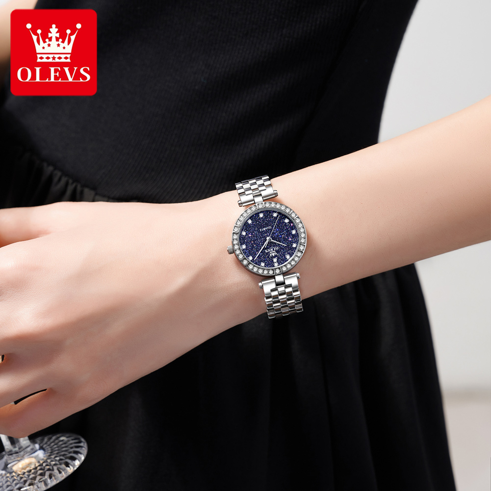 OLEVS 3641 женские часы элеган – обзор и цена Luxury Ceramic Watch
