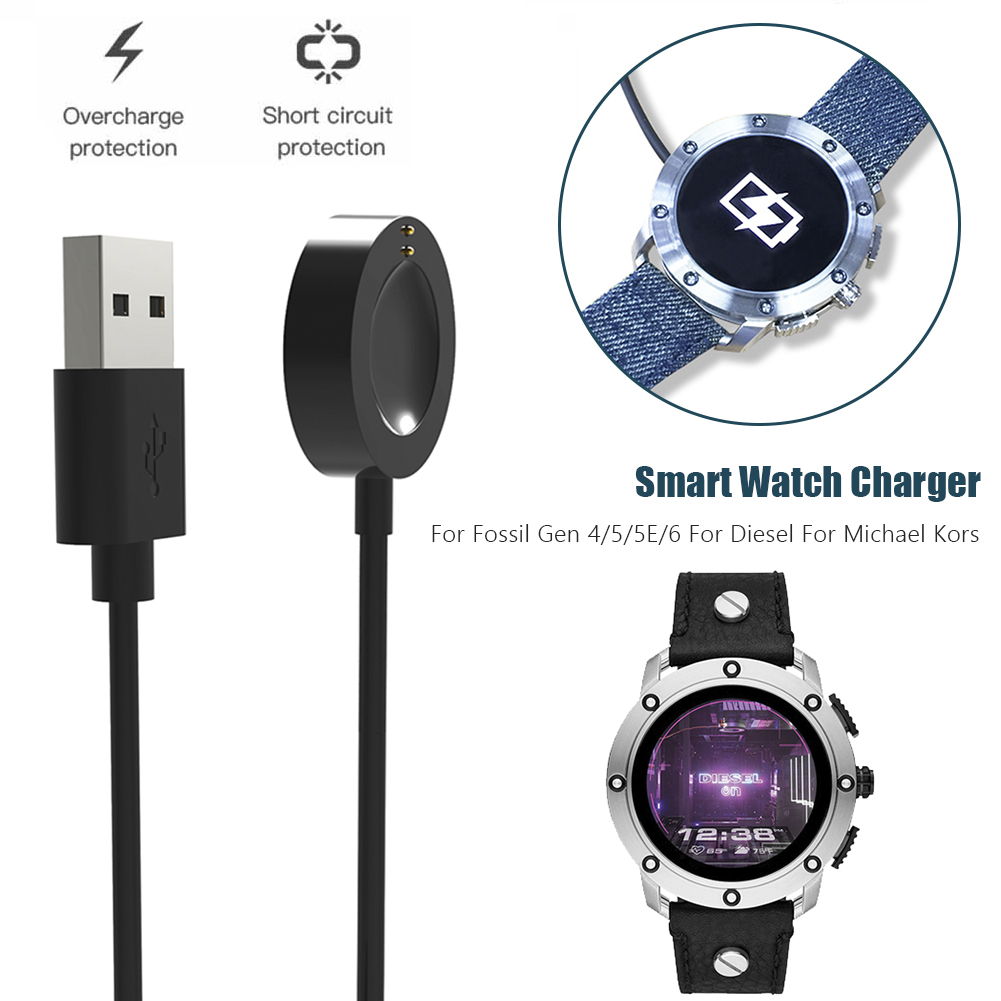 Кабель для зарядки умных часов – обзор и цена Fossil Watches Smartwatch Gen 4
