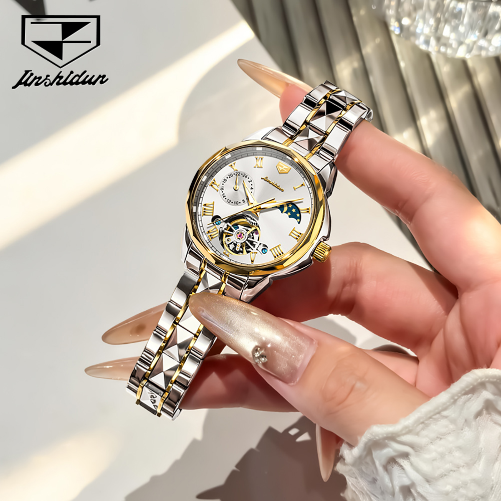 Женские часы JSDUN 8937: автом – обзор и цена Skeleton Mechanical Watch