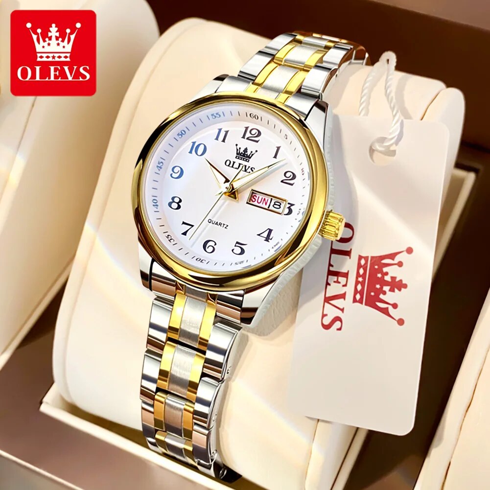 OLEVS 5567 — Хит продаж! Женск – обзор и цена Luxury Ceramic Watch