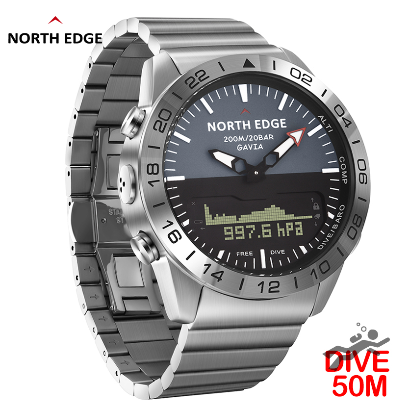 Мужские часы для дайвинга NORT – обзор и цена Smartwatch Digital Watches For Men