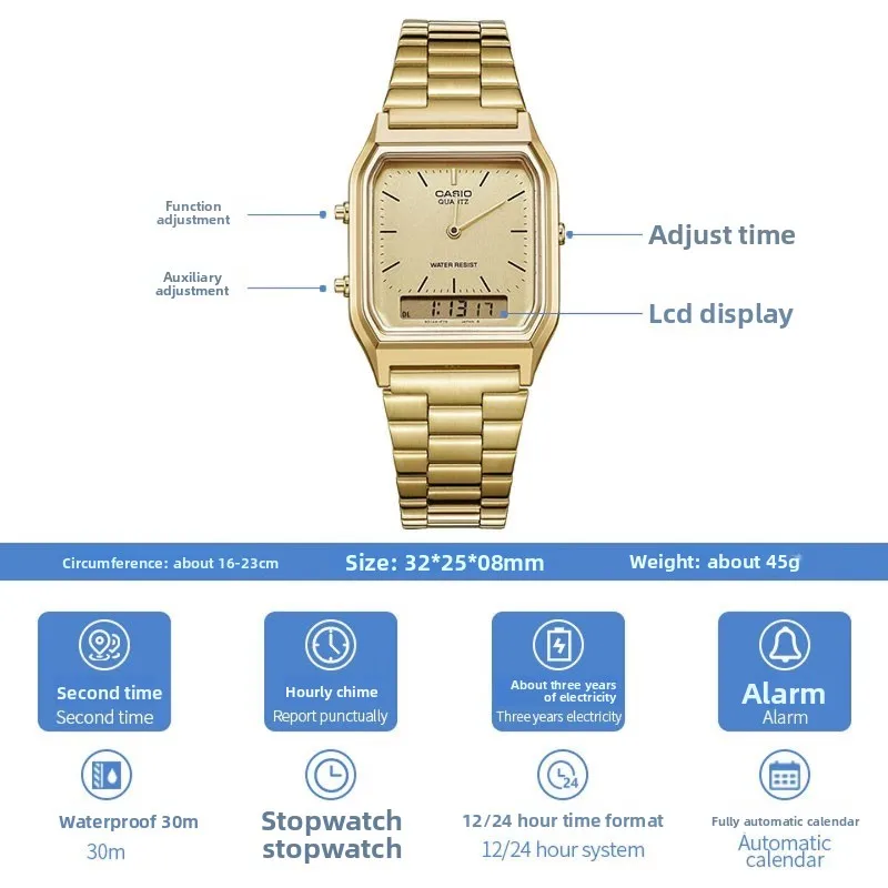 Часы Casio AQ-230GA-9D в винта – обзор и цена Casio Watches Smartwatch