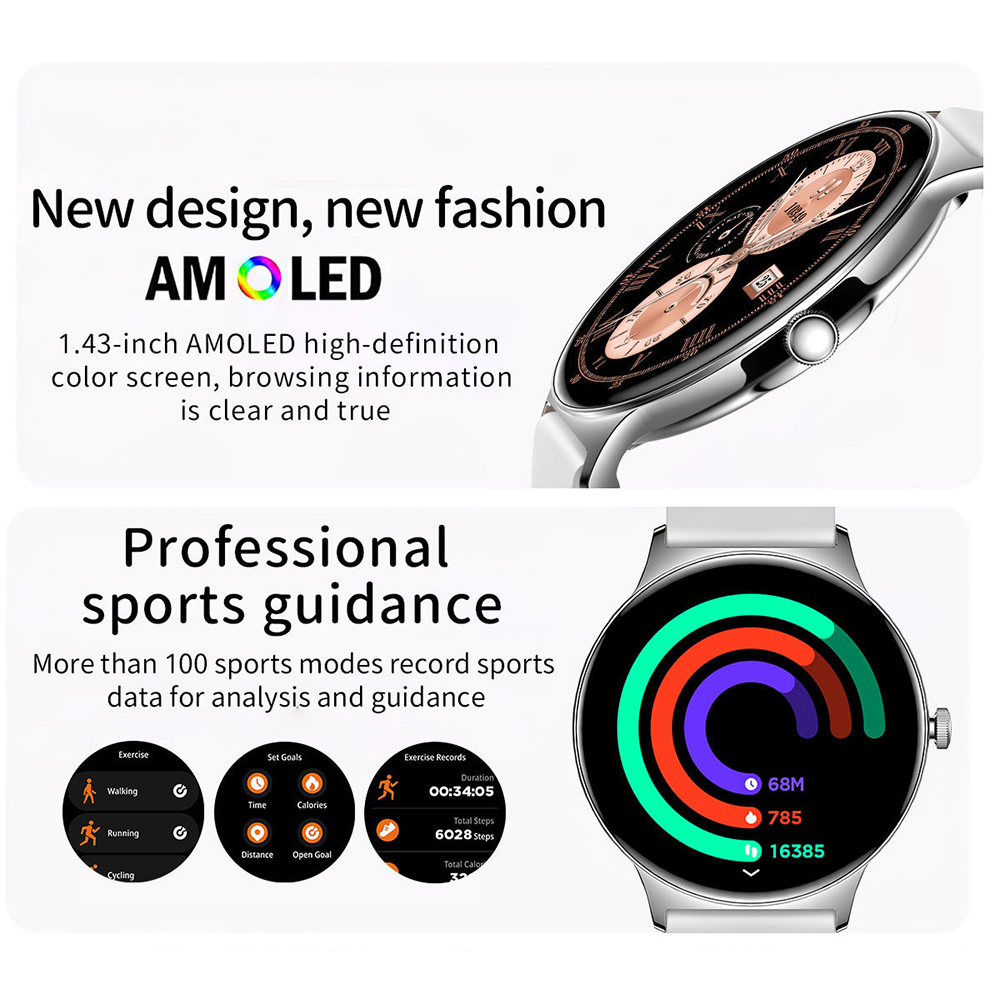 Ультратонкие умные часы AMOLED – обзор и цена Smartwatch Digital Watches For Men