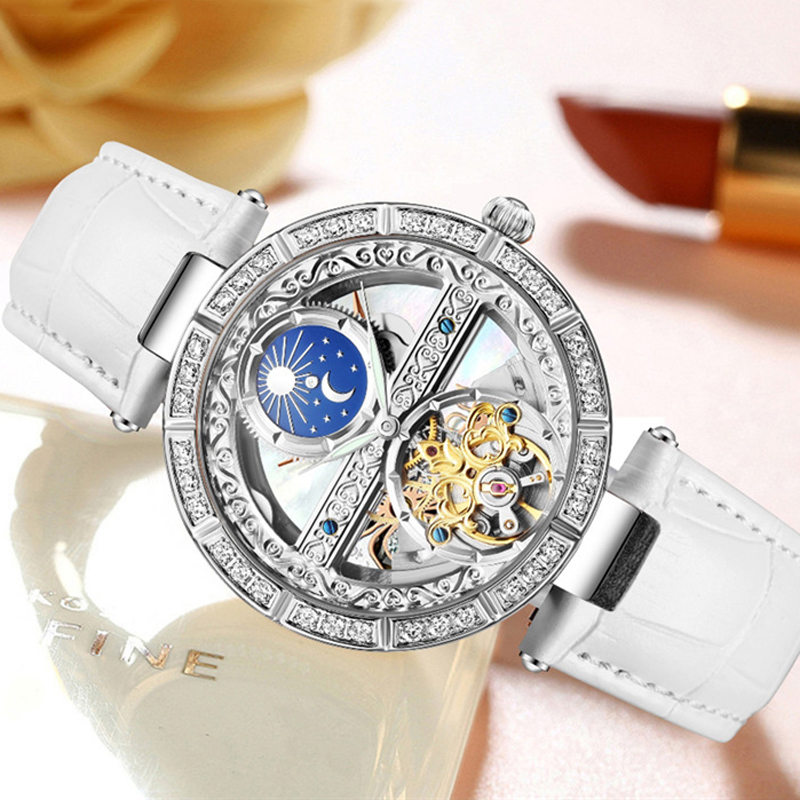 Женские часы, автоматические ж – обзор и цена Skeleton Mechanical Watch