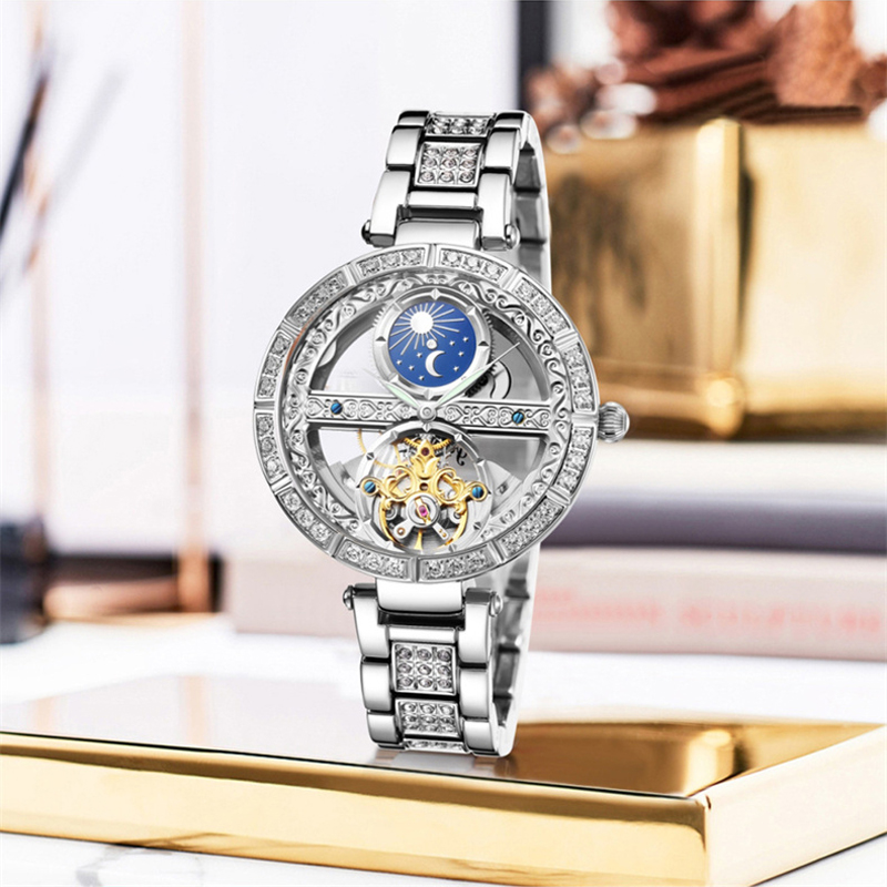 Женские часы, автоматические ж – обзор и цена Skeleton Mechanical Watch