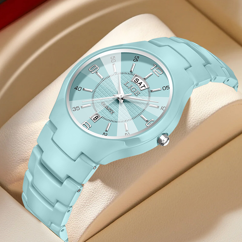 LIGE Роскошные элегантные квар – обзор и цена Luxury Ceramic Watch
