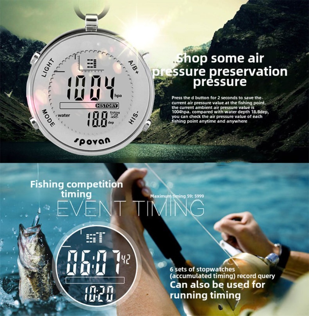 Водонепроницаемые цифровые час – обзор и цена Altimeter Compass Watch