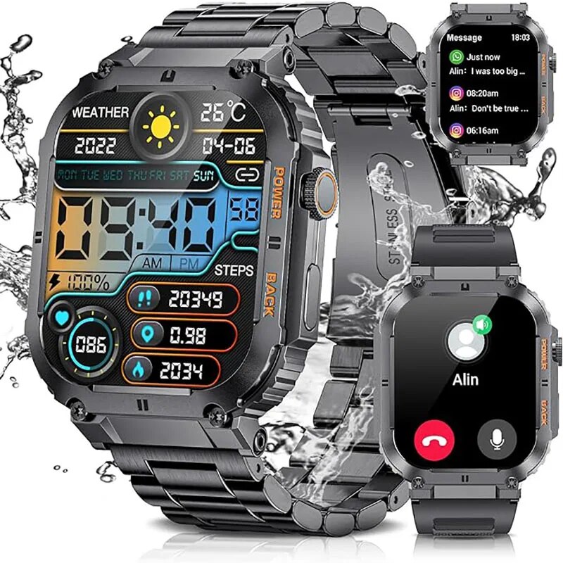 Смарт-часы LIGE мужские спорти – обзор и цена Smartwatch Digital Watches For Men