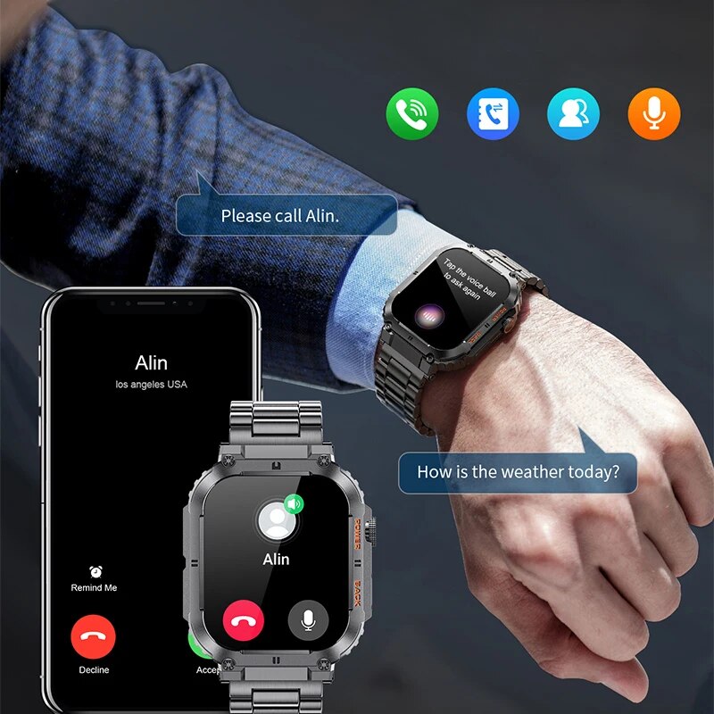 Смарт-часы LIGE мужские спорти – обзор и цена Smartwatch Digital Watches For Men