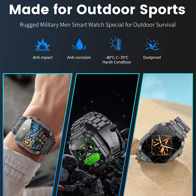 Смарт-часы LIGE мужские спорти – обзор и цена Smartwatch Digital Watches For Men