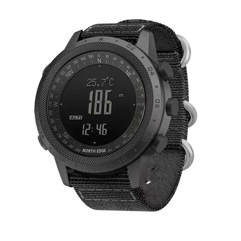 Мужские цифровые часы NORTH ED – обзор и цена Altimeter Compass Watch