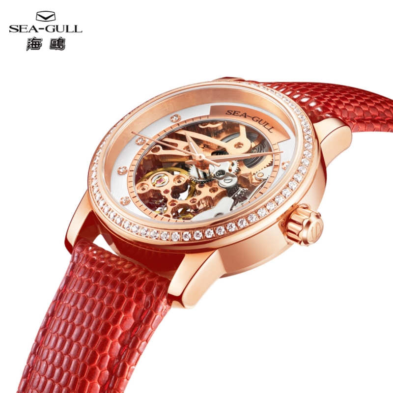 Механические женские часы Sea- – обзор и цена Skeleton Mechanical Watch