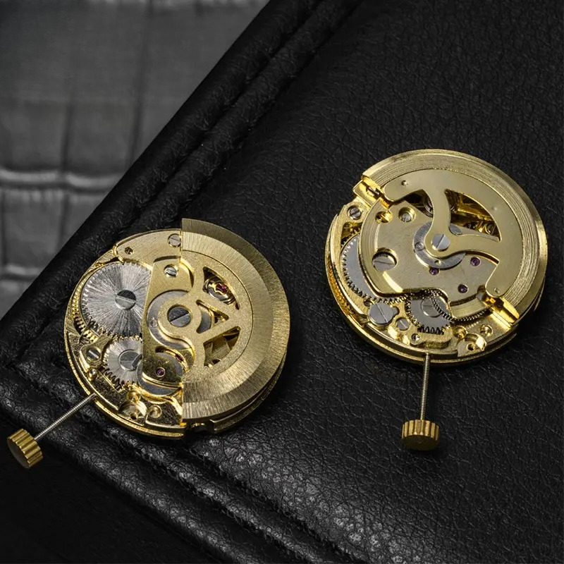 Золотой механизм для часов 27  – обзор и цена Skeleton Mechanical Watch