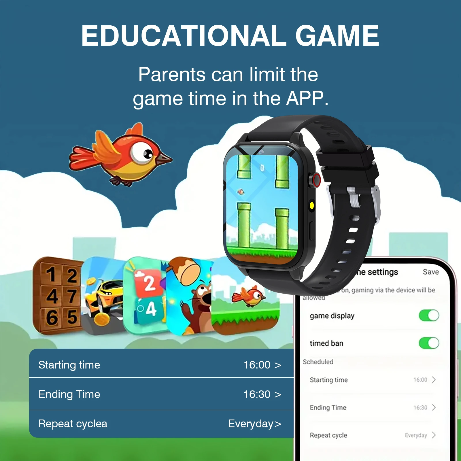 Детские умные часы 18, игровая – обзор и цена Smartwatch Watches Boys