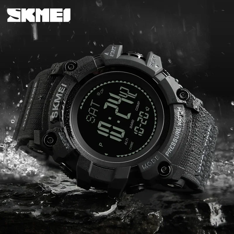Часы наручные SKMEI мужские с  – обзор и цена Altimeter Compass Watch