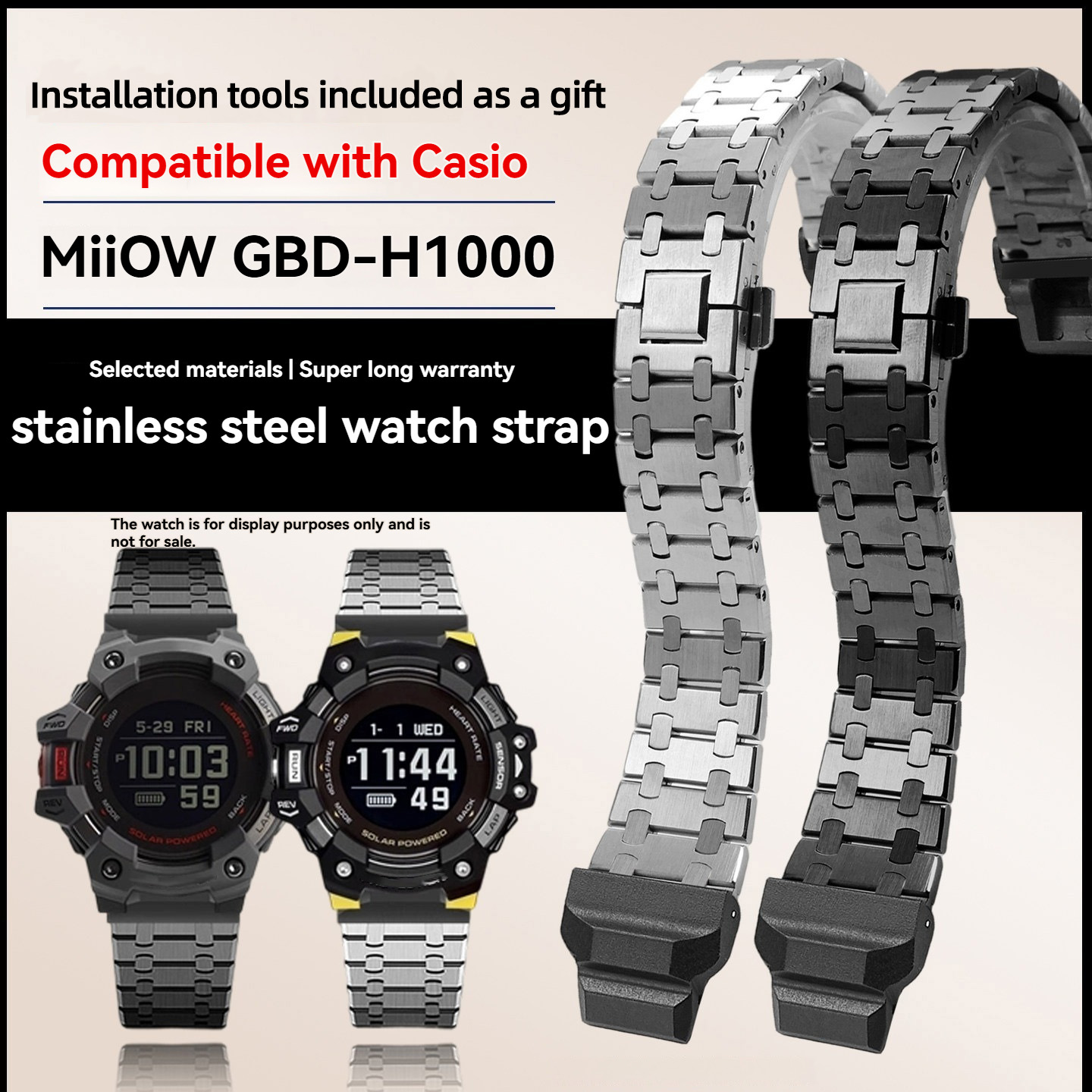 Модифицированный металлический – обзор и цена Casio Watches Smartwatch