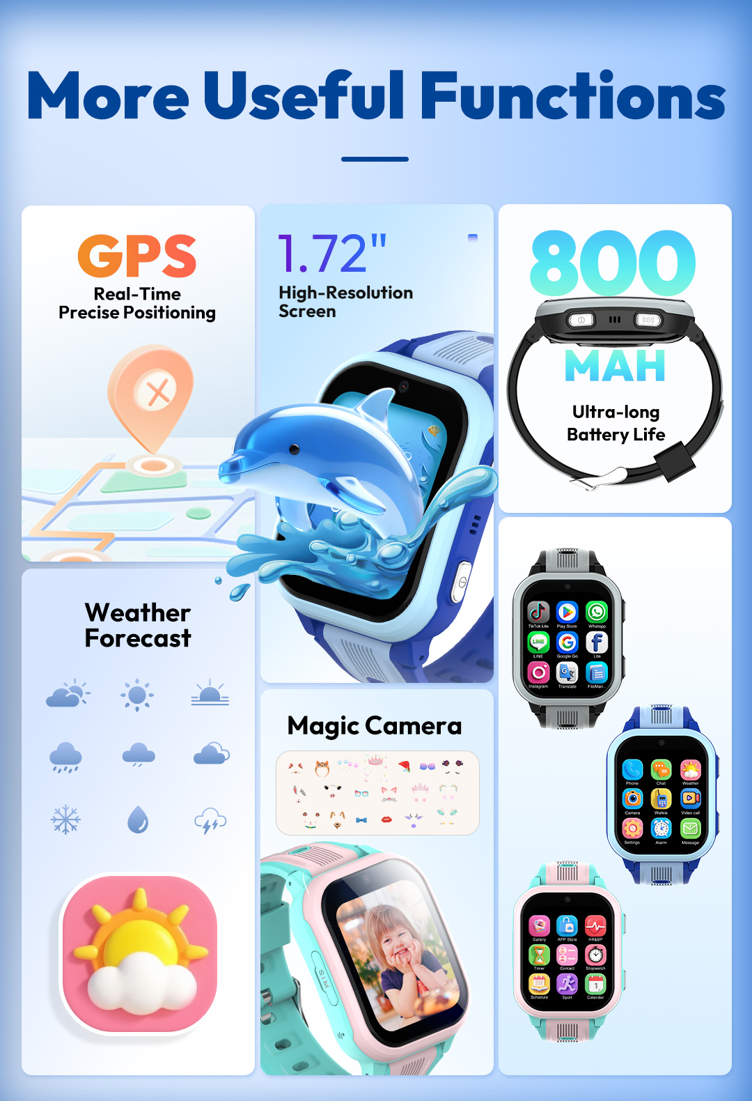 Умные часы KT41 - Детские часы – обзор и цена Smartwatch Watches Boys