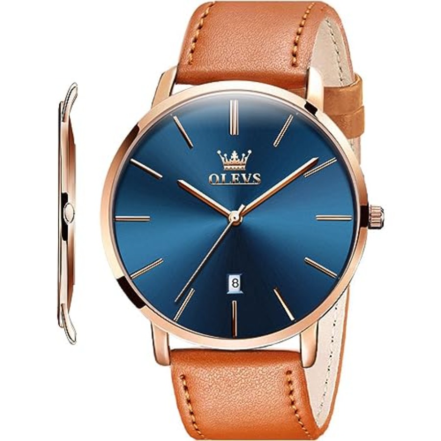 Мужские кожаные часы OLEVS, че – обзор и цена Smartwatch Digital Watches For Men